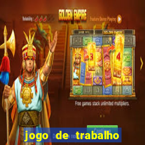 jogo de trabalho no escritório