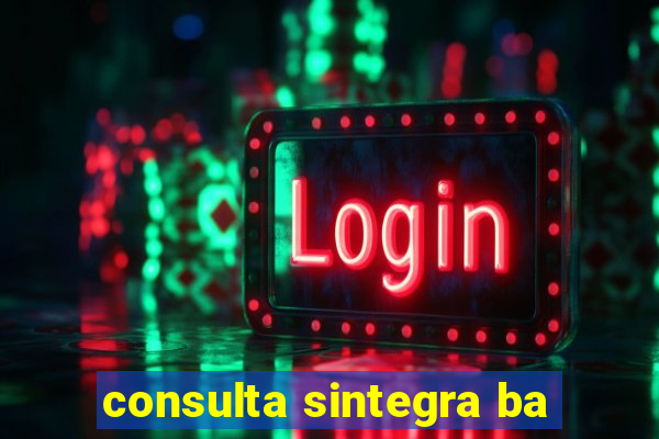 consulta sintegra ba