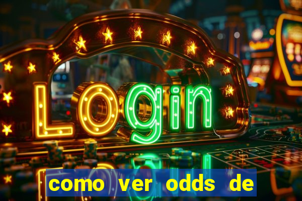 como ver odds de jogos passados