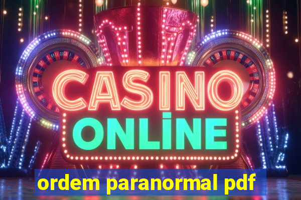 ordem paranormal pdf