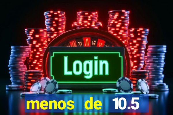 menos de 10.5 escanteios o que significa