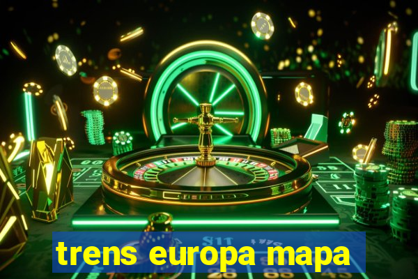 trens europa mapa