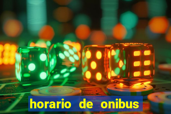 horario de onibus santos dumont x juiz de fora