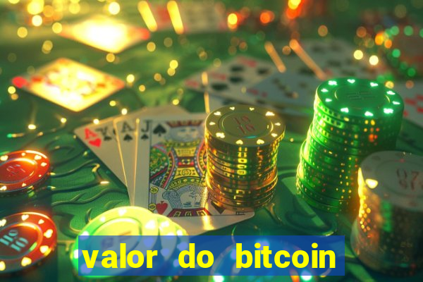 valor do bitcoin em 2020