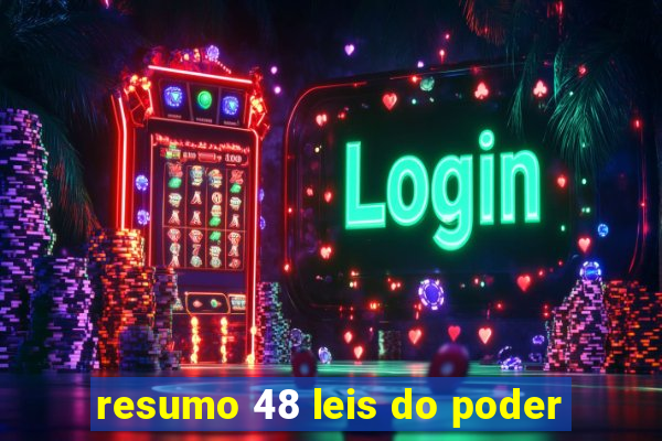 resumo 48 leis do poder