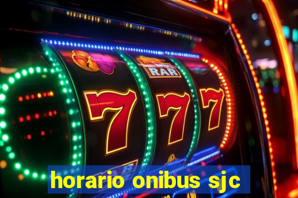 horario onibus sjc