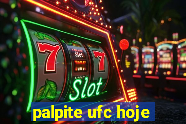 palpite ufc hoje