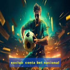 excluir conta bet nacional