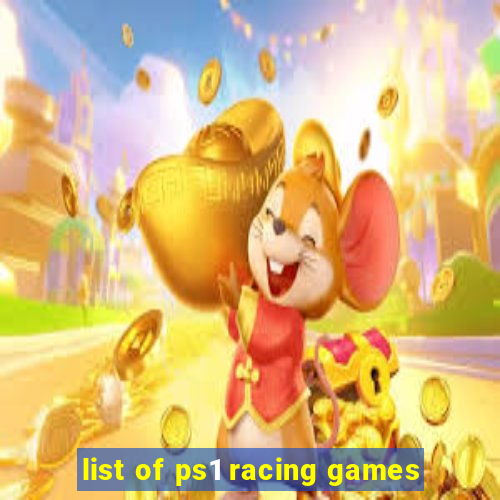 list of ps1 racing games