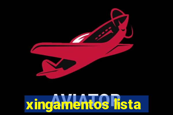 xingamentos lista