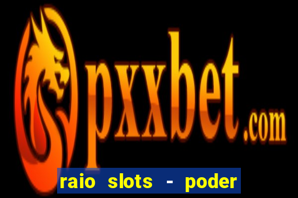 raio slots - poder de zéus