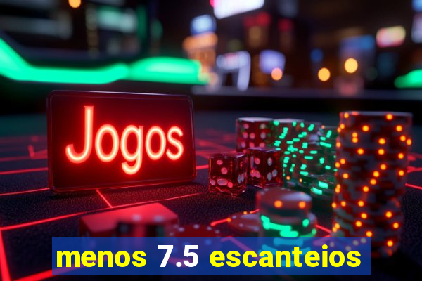 menos 7.5 escanteios