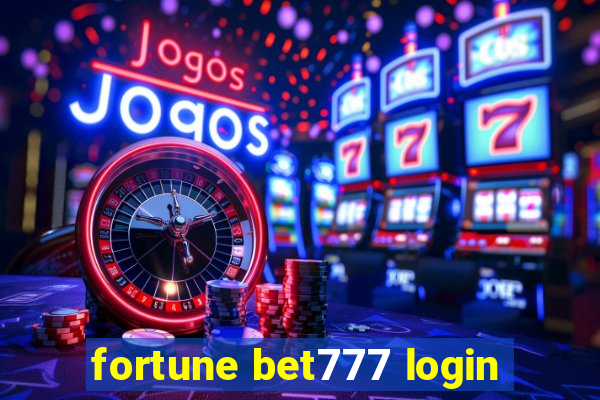 fortune bet777 login