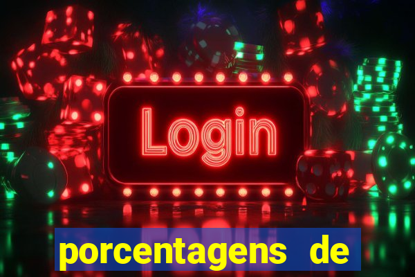 porcentagens de jogos pagantes