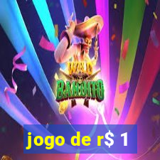 jogo de r$ 1