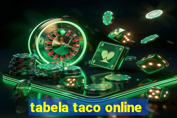 tabela taco online