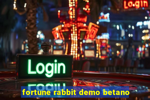 fortune rabbit demo betano