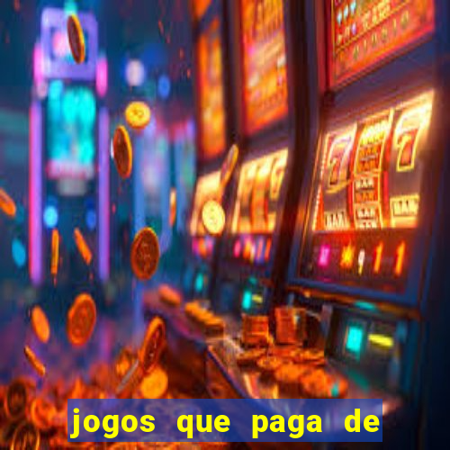 jogos que paga de verdade via pix