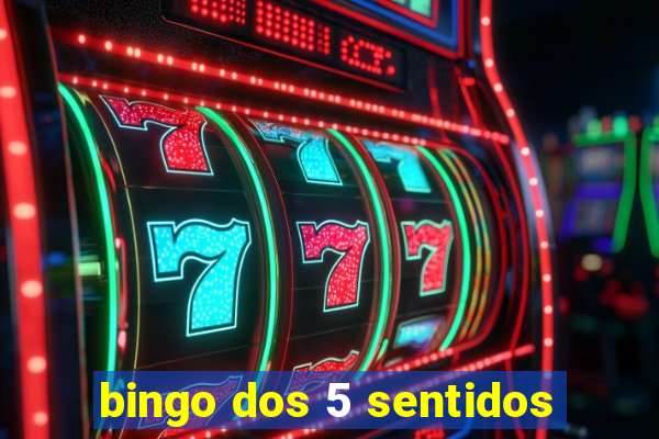 bingo dos 5 sentidos