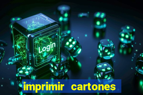 imprimir cartones de bingo