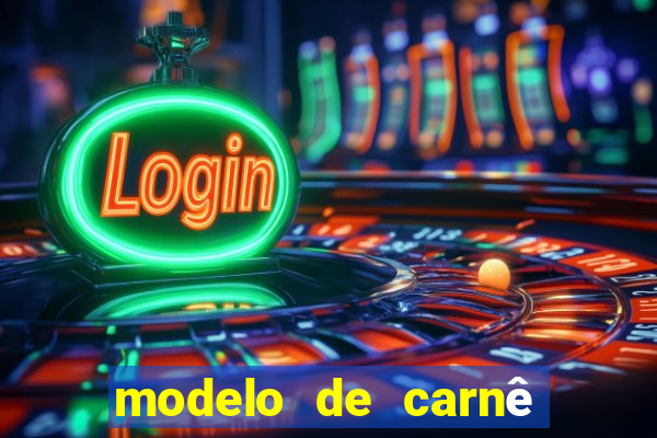 modelo de carnê de pagamento word