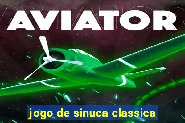 jogo de sinuca classica