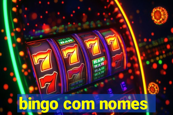 bingo com nomes