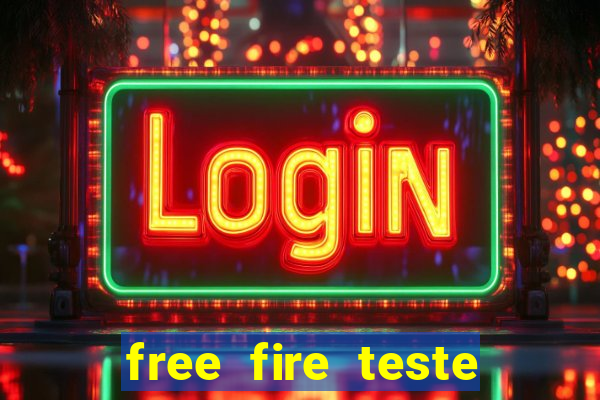 free fire teste grátis jogar agora