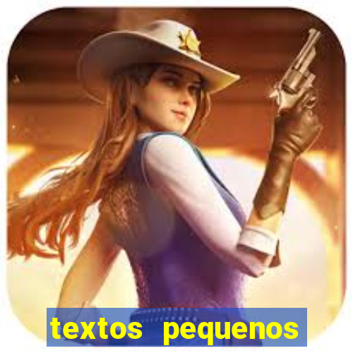 textos pequenos para alfabetizar