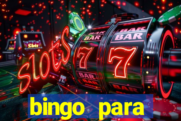 bingo para despedida de solteira para imprimir