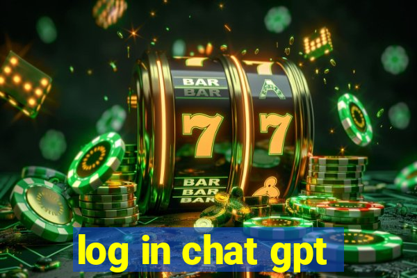 log in chat gpt